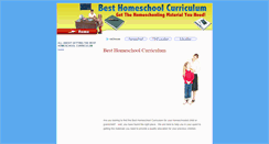 Desktop Screenshot of besthomeschoolcurriculum.com