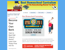 Tablet Screenshot of besthomeschoolcurriculum.com